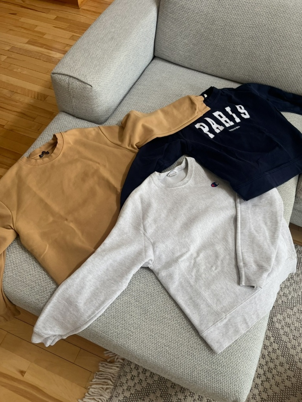 bundle of 3 sweatshirts